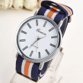 Hot sell fashion quartz watch, nylon fabric band watches for men